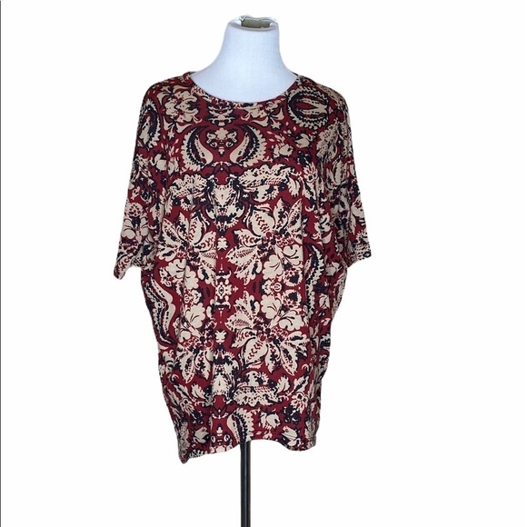 SALE LuLaRoe Irma Floral Top - Picture 1 of 4